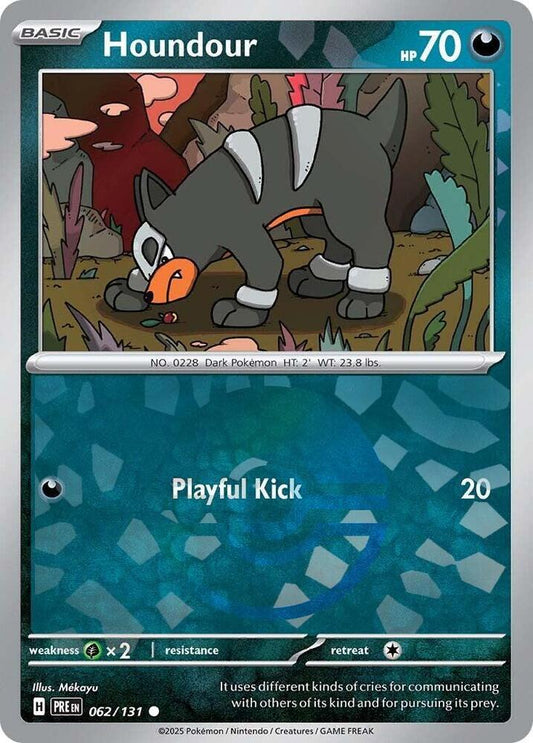 Houndour (Poke Ball Pattern) 062/131 Common SV: Prismatic Evolutions NM