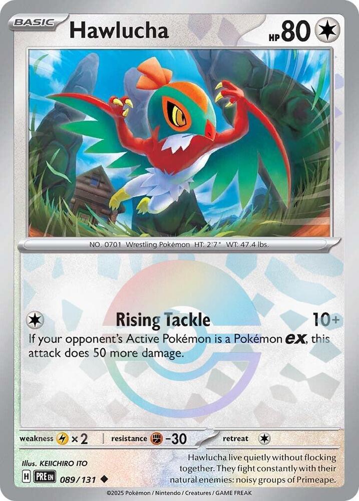 Hawlucha (Poke Ball Pattern) 089/131 Uncommon SV: Prismatic Evolutions NM