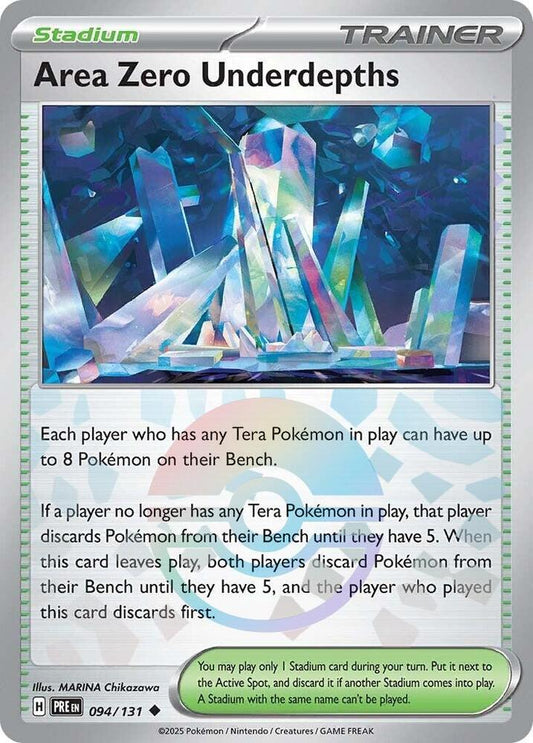 Area Zero Underdepths (Poke Ball Pattern) 094/131 Uncommon SV: Prismatic Evoluti