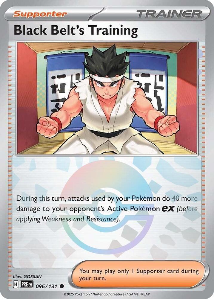 Black Belt's Training (Poke Ball Pattern) 096/131 Common SV: Prismatic ...