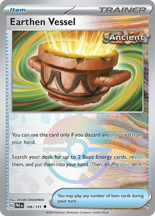 Earthen Vessel (Poke Ball Pattern) 106/131 Uncommon SV: Prismatic Evolutions NM