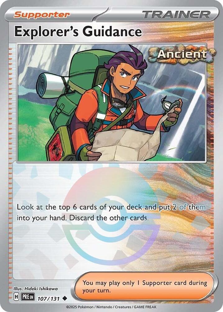 Explorer's Guidance (Poke Ball Pattern) 107/131 Uncommon SV: Prismatic Evolution