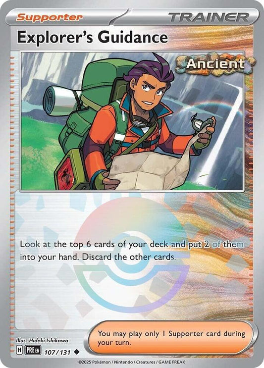 Explorer's Guidance (Poke Ball Pattern) 107/131 Uncommon SV: Prismatic Evolution