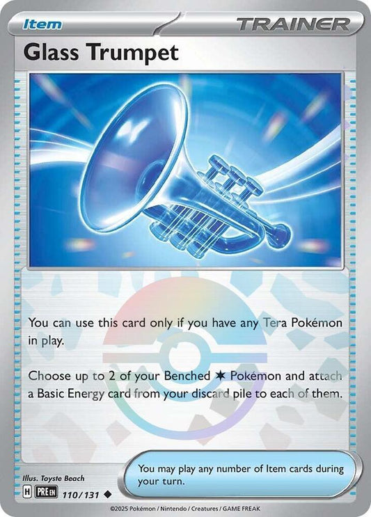 Glass Trumpet (Poke Ball Pattern) 110/131 Uncommon SV: Prismatic Evolutions NM