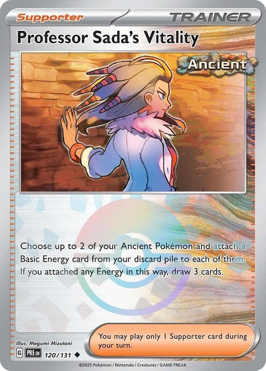 Professor Sada's Vitality (Poke Ball Pattern) 120/131 Uncommon SV: Prismatic Evo