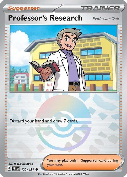Professor's Research [Professor Oak] (Poke Ball Pattern) 122/131 Common SV: Pris