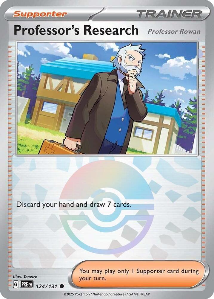 Professor's Research [Professor Rowan] (Poke Ball Pattern) 124/131 Common SV: Pr