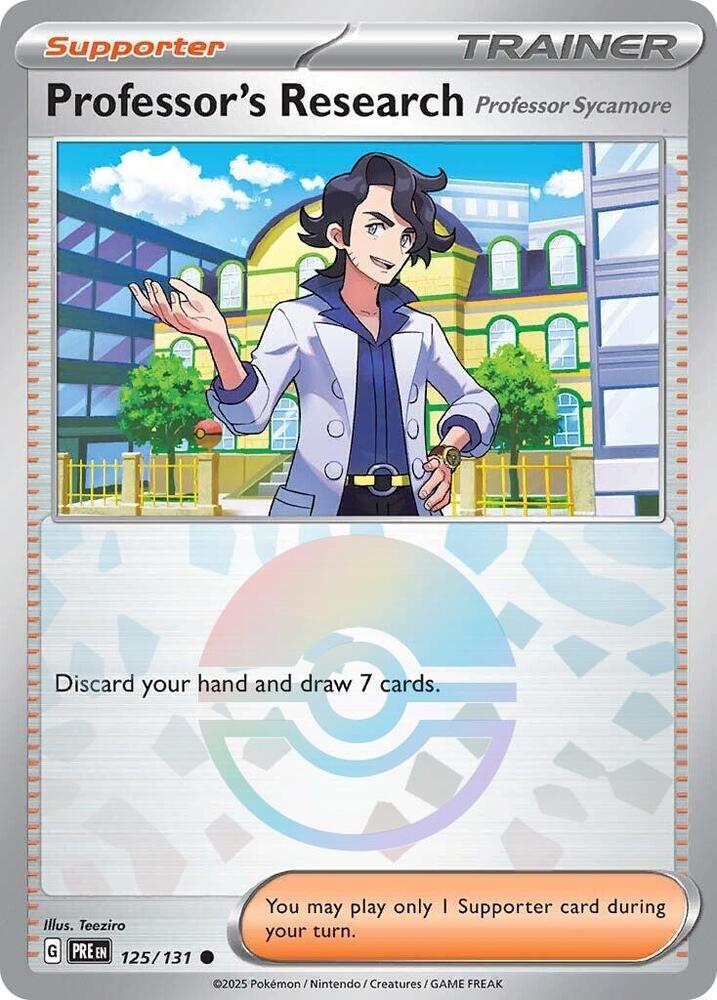 Professor's Research [Professor Sycamore] (Poke Ball Pattern) 125/131 Common SV: