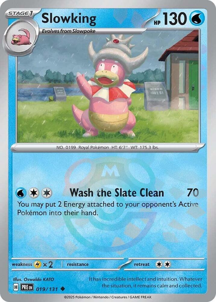 Slowking (Master Ball Pattern) 019/131 Uncommon SV: Prismatic Evolutions NM