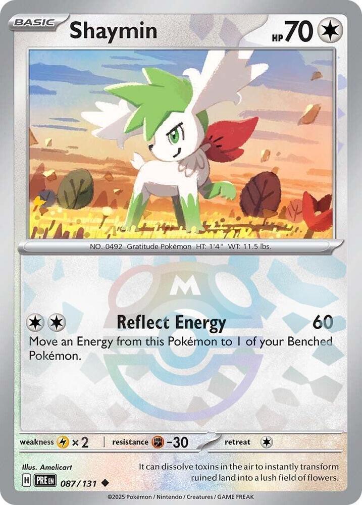 Shaymin (Master Ball Pattern) 087/131 Uncommon SV: Prismatic Evolutions NM