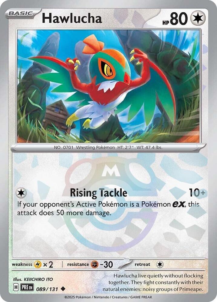 Hawlucha (Master Ball Pattern) 089/131 Uncommon SV: Prismatic Evolutions NM