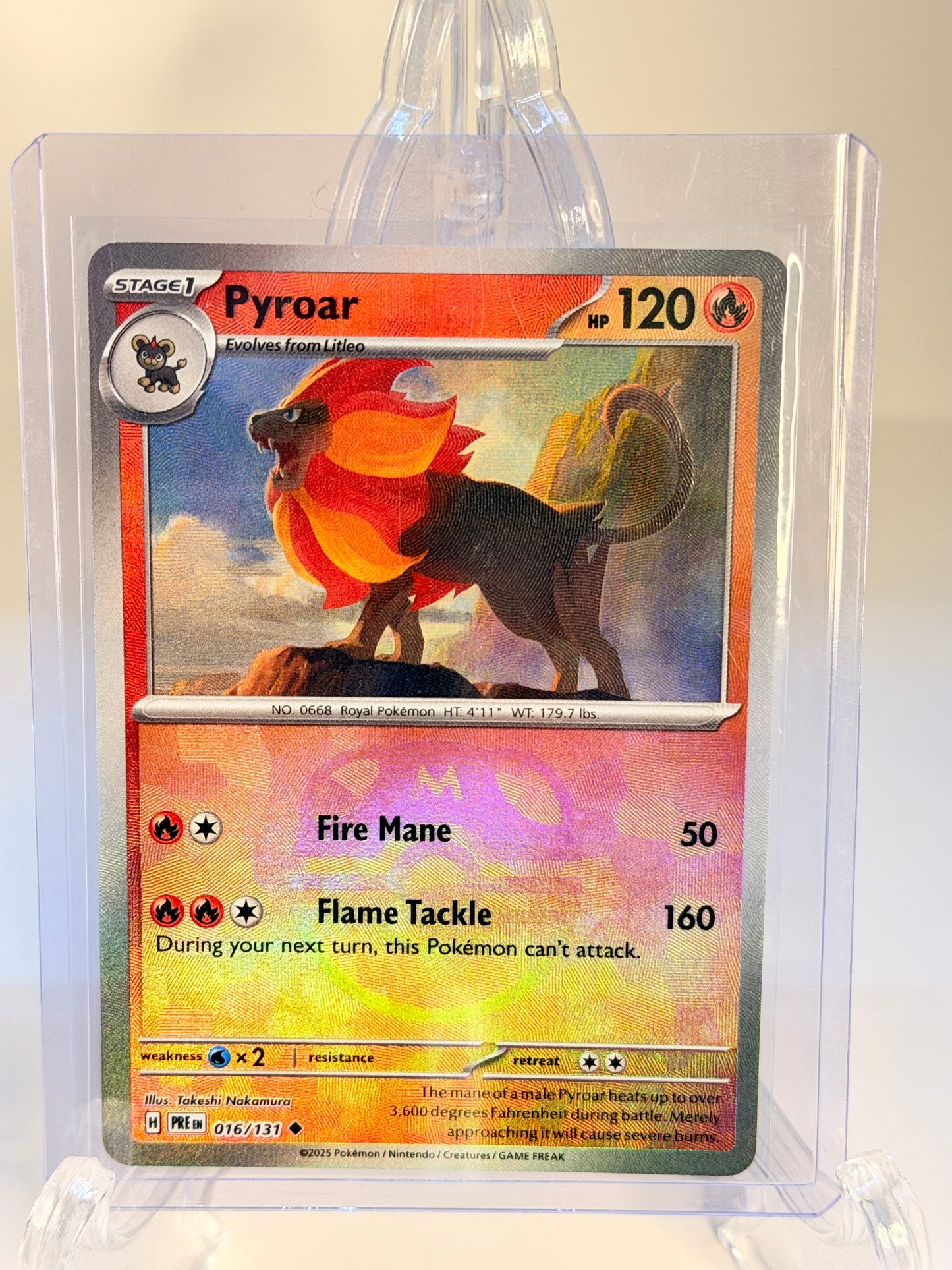 016-Pyroar MB Rev Holo