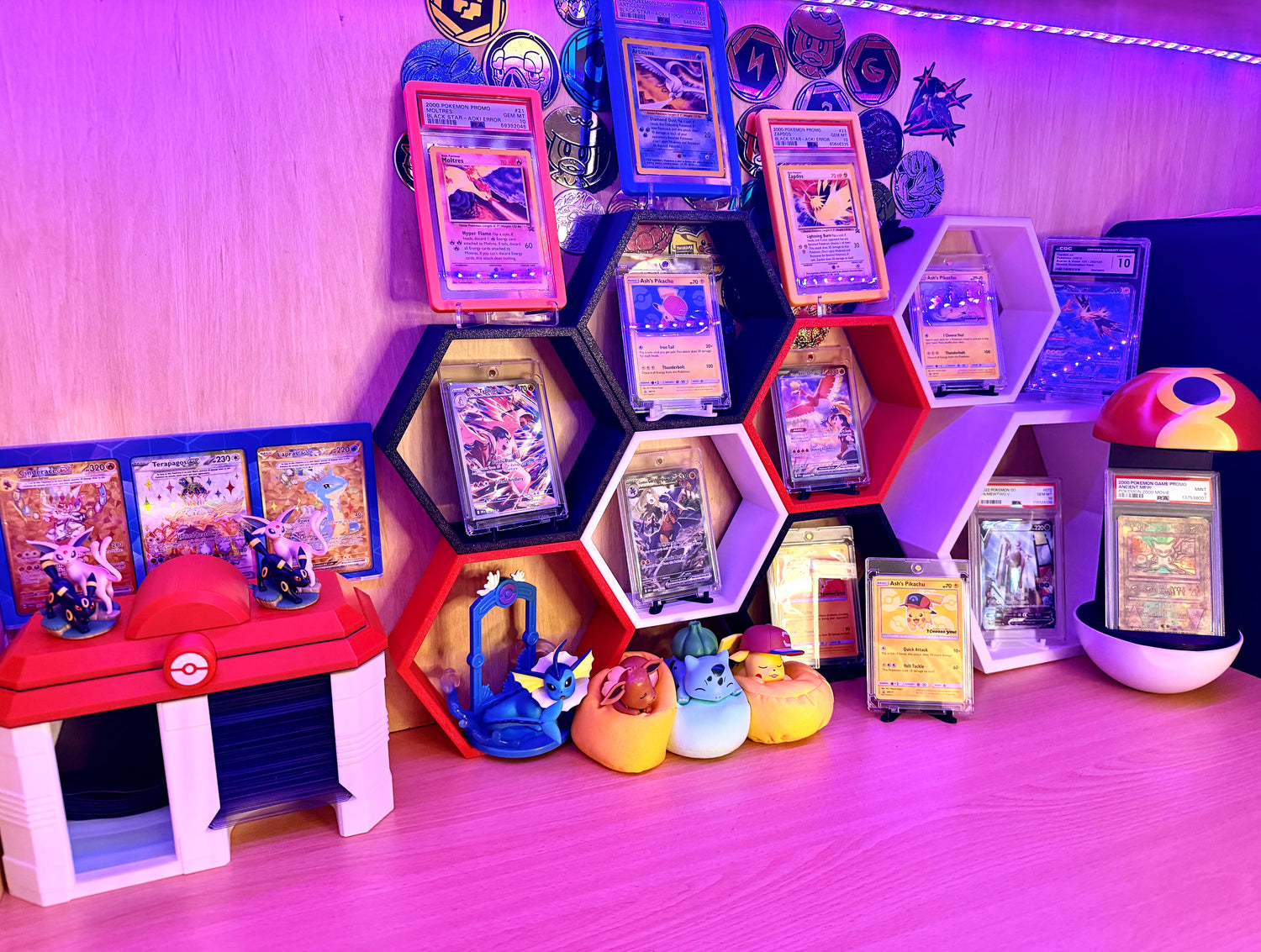 Kura Collection collector display solutions and trading card display accessories